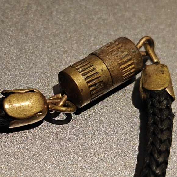 Antique Italian Mosaic Cross Pendant Necklace - Picture 9 of 14